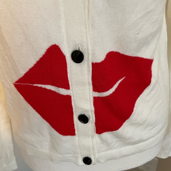 Alice + Olivia Graphic Art Sweater S/P - Picture 4 of 16